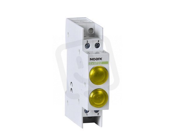 Světelné návěstí NOARK 102499 EX9PD2YY 6,3V AC/DC 1 žlutá LED a 1 žlutá LED