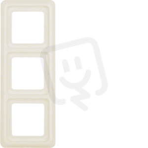 Rámeček, 3-násobný, s těsněním IP44,, wg Up IP44, bílá, lesk HAGER WWD1300WP