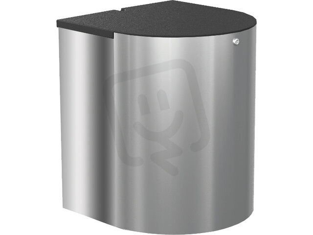Pouzdro ELEVATOR COVER k montáži do horní kuchyňské linky, leštěný hliník