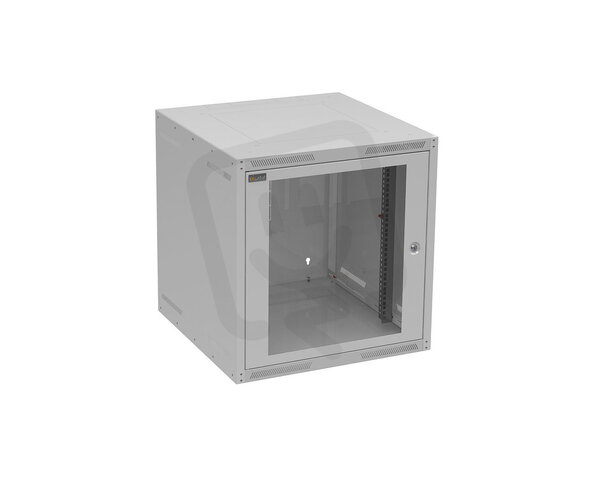 Nástěnný nýtovaný rozvaděč GrandN 12U s prosklenými dveřmi,hl.600mm 83000885