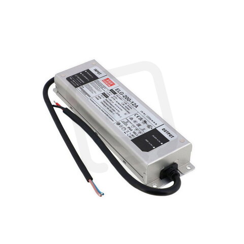 LED napájecí zdroj s konstantním napětím ELG-200-12V IP65 A MW LED-POL ORO15079