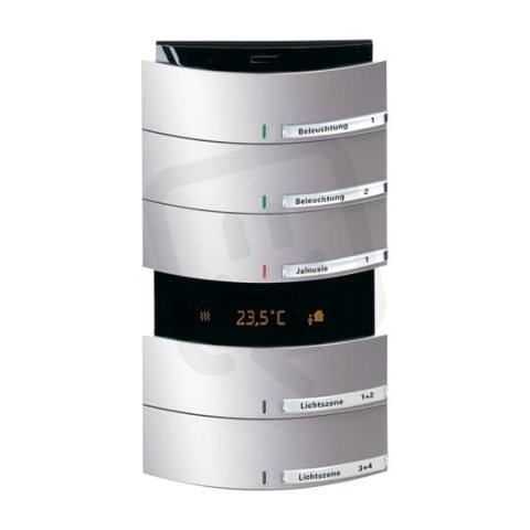 ABB KNX Triton prvek ovládací 5-/10nás s IR hliníková stříbrná 6321/58-83-500