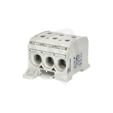 Svorka univerzální RKA 95 1/6 L G 232A 1P 6x vstup AL/CU šedá DIN/panel 1006070