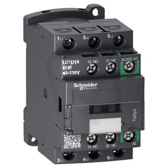 TeSys D Green 3P 18A 48 130V AC/DC SCHNEIDER LC1D18EHE
