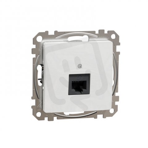 Sedna D/E Datová zásuvka 1xRJ45 kat. 6A UTP, Bílá SCHNEIDER SDD111466