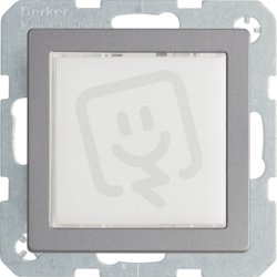 Signalizační LED bílá, Q.x, alu sametová lak. BERKER 29536084