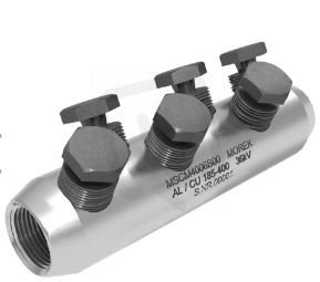 Kab. spojka Al/Cu 400-630mm2, 6x Ms šrou