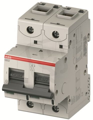 S802S-UCK1,6 jistič char. K 2p 1,6A 250V DC 50kA ABB 2CCF030035R0001