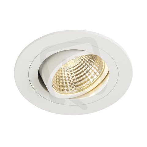 NEW TRIA LED downlight kruhova sada matna bila LED 9W 38° 3000K SLV 113901