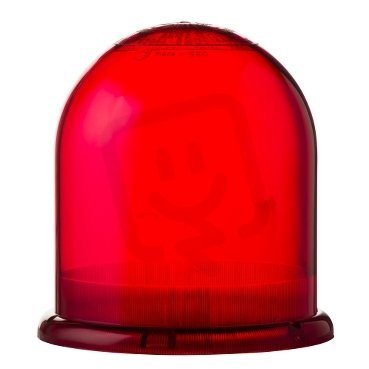 Schneider XVR0154 Rotační maják - čočka - rudá