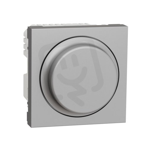 Otočný stmívač NOVÁ UNICA univerzální LED 5-200W, Aluminium SCHNEIDER NU351430