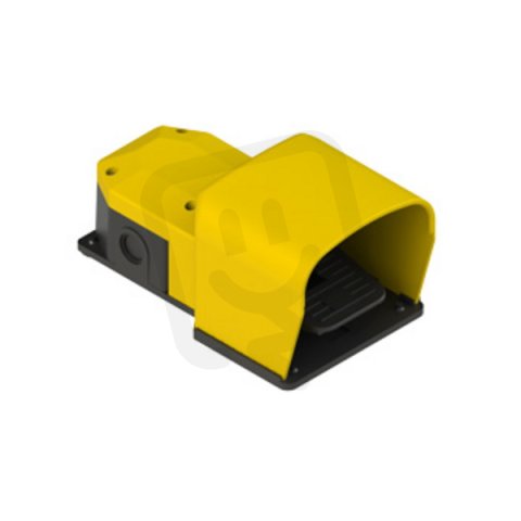 Nožní spínač PX10120, IP53, žlutý, (1NO+1NC), s aretací PIZZATO PX10120