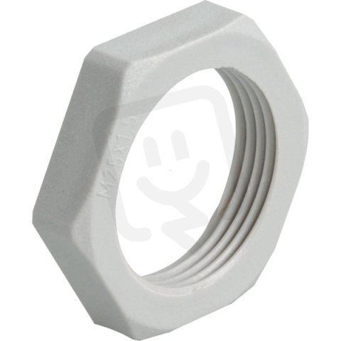 Matice polyamidová, světle šedá, závit Pg7 AGRO 8207