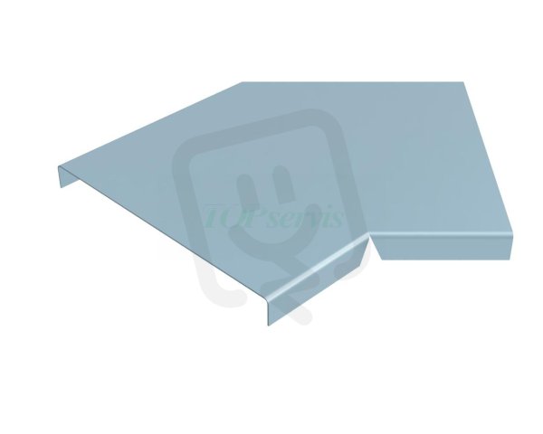 TOP SERVIS 1101204 VK 125 45° víko kolena 125 45° pozink plech (DX51D)