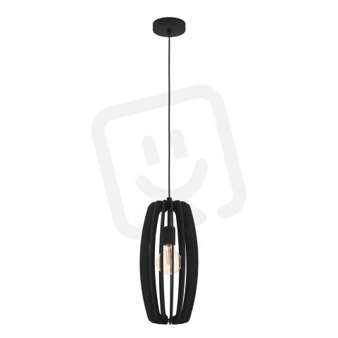 Závěsné svítidlo BAJAZZARA 1xE27 černá 40W EGLO 900504
