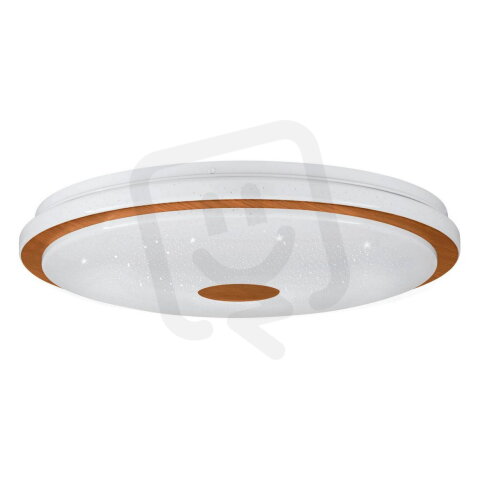 Stropní svítidlo LANCIANO 1 LED-CCT d480 bílá/dřevo 35W IP20 EGLO 900599