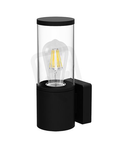 Wellington E27 1x 60W IP44 matná černá RABALUX 7502