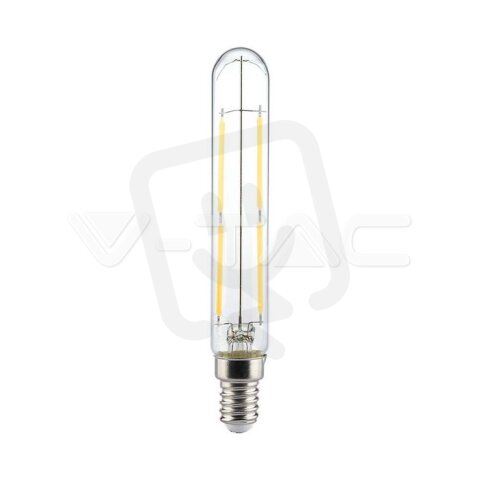 LED žárovka V-TAC 4W E14 T20 Filament Clear Glass 2700K , VT-2204