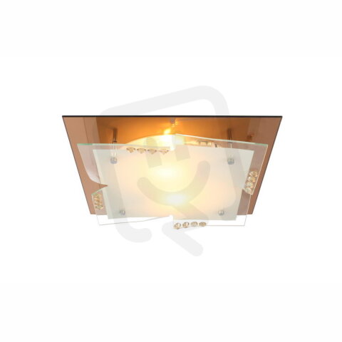 Stropní svítidlo DUBIA bílá/chrom 2xE27 ILLU 60W 230V GLOBO 48084-2
