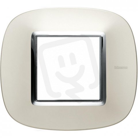 Legrand HB4802SAN BTAX RÁMEČEK 2M STŘÍBRO MATNÉ