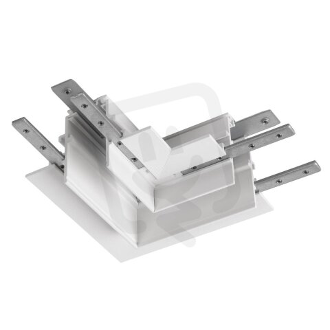 L-spojka mechanická 48 V TRACK pro montážní lištu hlub. vpravo bílá SLV 1006590