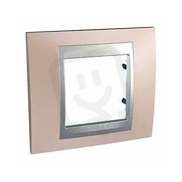 Unica Top rámeček jednonásobný Onyx Copper/Aluminium SCHNEIDER MGU66.002.096