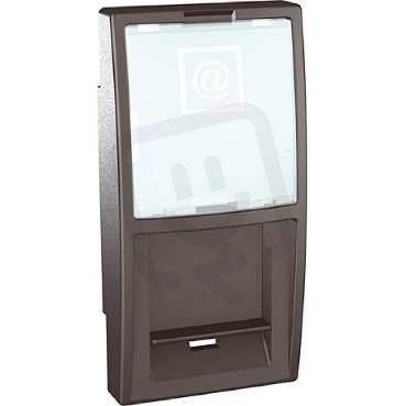 Unica Kryt datové zásuvky AMP,KRONE LUCENT a ATT (Avaya) 1M Grafit MGU9.461.12