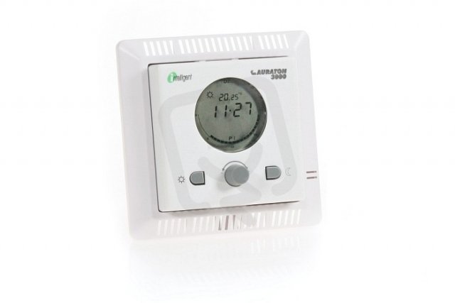 Inteligentní termostat s týdenním režimem a 2 čidly Auraton 3000