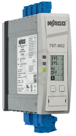 Elektronický jistič 4kanál. vstupní napětí 24 V DC WAGO 787-862