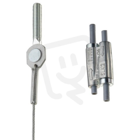 Rychlospojka SLK se závitem, 1,5 mm lanko, délka 2 m, závit M6