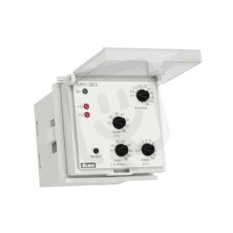 Multifunkční hlídací napěťová relé DC PMR1-36/2 ELKO EP 8595188188678