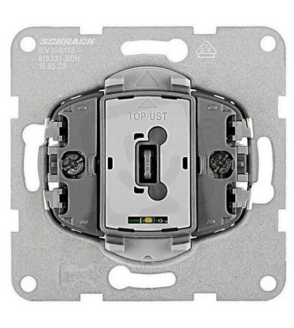 Přístroj přepínače střídavého č.6, orientační LED, bezšroub. SCHRACK EV100113--