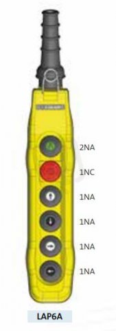 D LAP6A závěsný ovladač LADY 6 tl. RAVIOLI DLAP6A