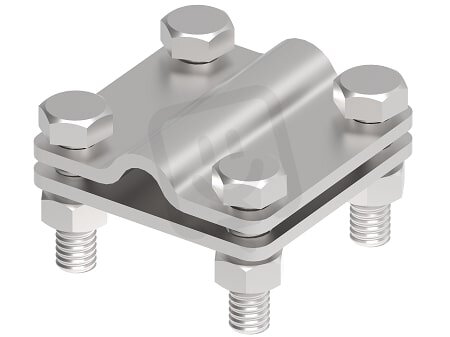 Křížová svorka L 55 na drát a pásku 8/10mm, páska 30mm V2A GROMTOR 101513