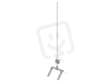 Jímací tyč na základně pro montáž na hřeben, L1000mm, d16, Al/StZn 517113