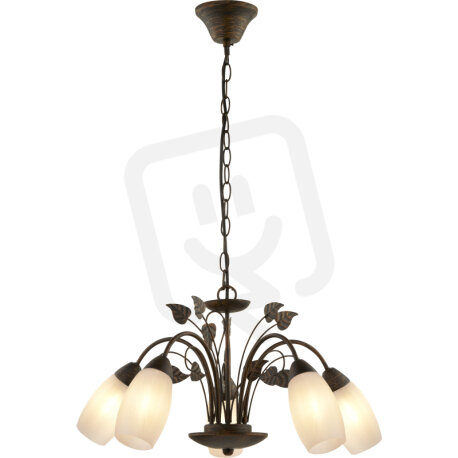 Závěsné svítidlo VENEZIA rez 5x40W E14 IP20 GLOBO 30800523X