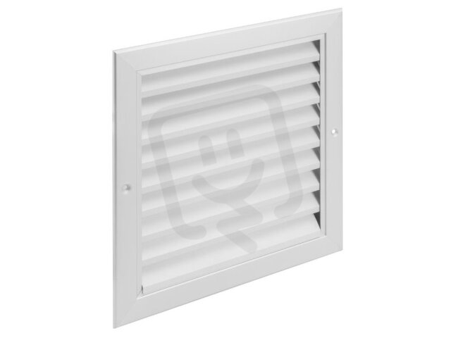 Fluo FACE 01, černá 200/250x250 Fasádní mřížka V-systém RK1484