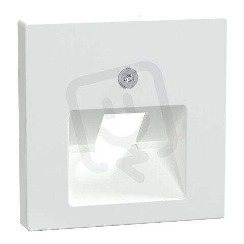 Centrální deska, Merten System M, RJ45, jednoduchá, active white, lesklý plast