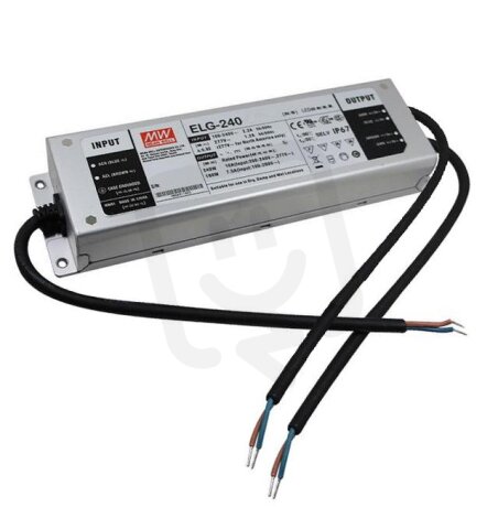 Stmívatelný napěťový zdroj 240W 24V MEAN WELL ELG-240-24DA