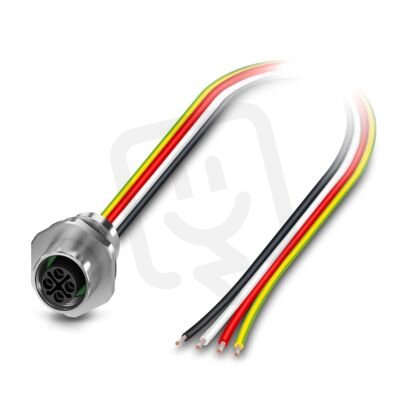 Přístrojový konektor zpředu stěny SACC-E-M12FSS-3PE-M16XL/0,5-US 1329917