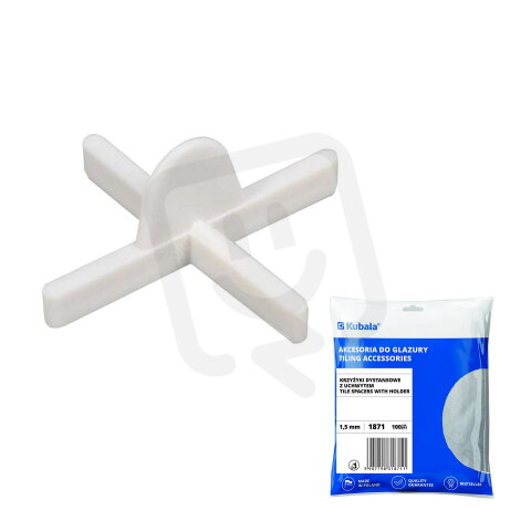 Křížky distanční s držákem 1mm, 1bal/100ks KUBALA Z1870