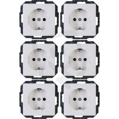 920702011 Profi-Pack: 6 Earthed socket o