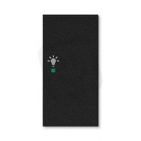 ABB Levit M Kryt 2násobný pravý symbol osvětlení onyx 6220H-A02201 63