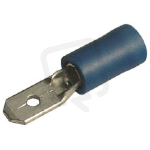 Kolík plochý poloizolovaný, průřez 1,5-2,5mm2/4,8x0,5mm PVC (BF-M405) KPP 2,5-45