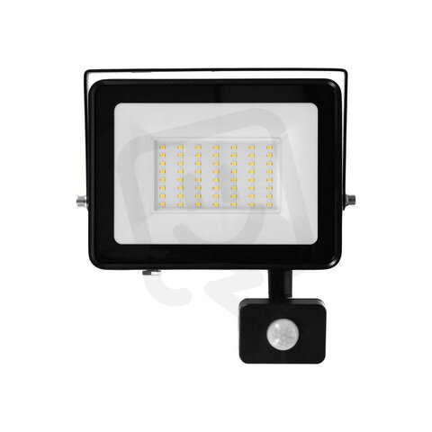 LED reflektor s čidlem ORO ZONA LED 50W NW B PIR LED-POL ORO33074