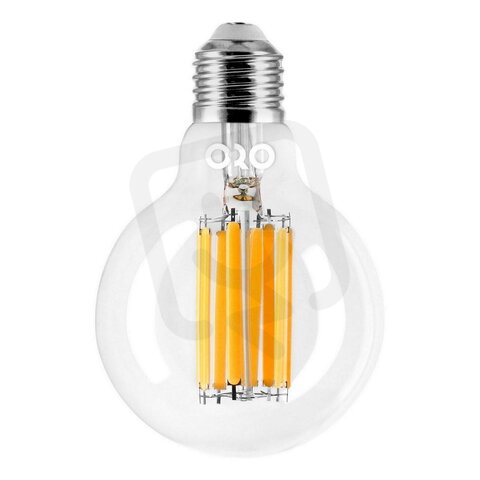 LED žárovka ORO CLARO E27 G80 15W WW LED-POL ORO33223