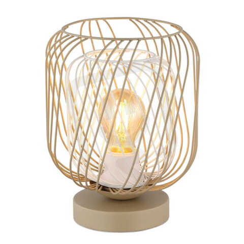Stolní lampa DICHTI písková 1x E27, max. 40W 230V GLOBO 15965T