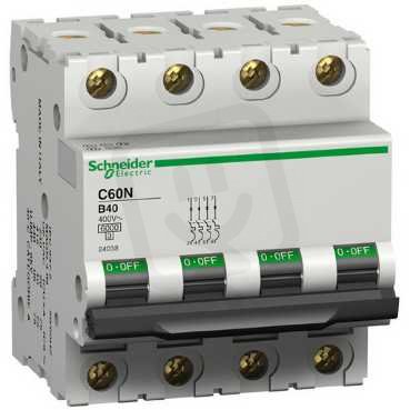 Schneider 24101 C60N jistič 4P 6A B