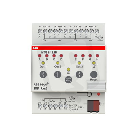 ABB KNX Zabezpečovací terminál 8násobný 12 V DC MT/S8.12.2M 2CDG110110R0011