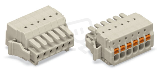 Pružinová svorka Push-in CAGE CLAMP sv.šedá 1,5mm2 10pól. WAGO 2734-110/037-000